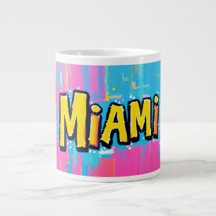 Caneca De Café Grande Miami