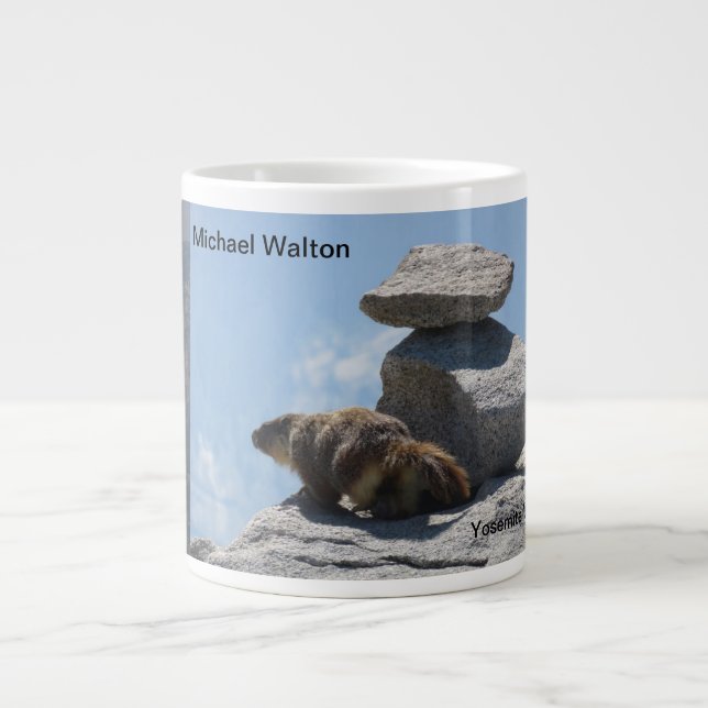 Caneca De Café Grande Michael Walton 2 Yosemite Wildlife 2018 (Frente)