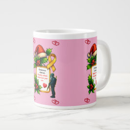 Caneca De Café Grande Military Christmas Family Matching – Christ