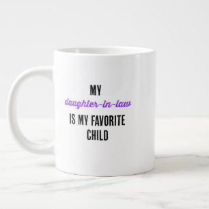 Caneca De Café Grande Minha nora é minha filha favorita