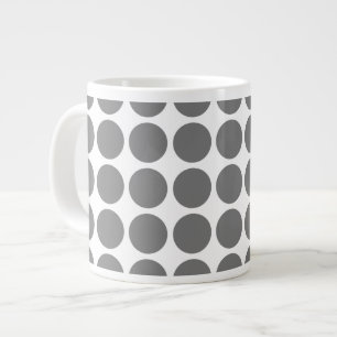 Caneca De Café Grande Mini Bolinhas Jumbo Mug