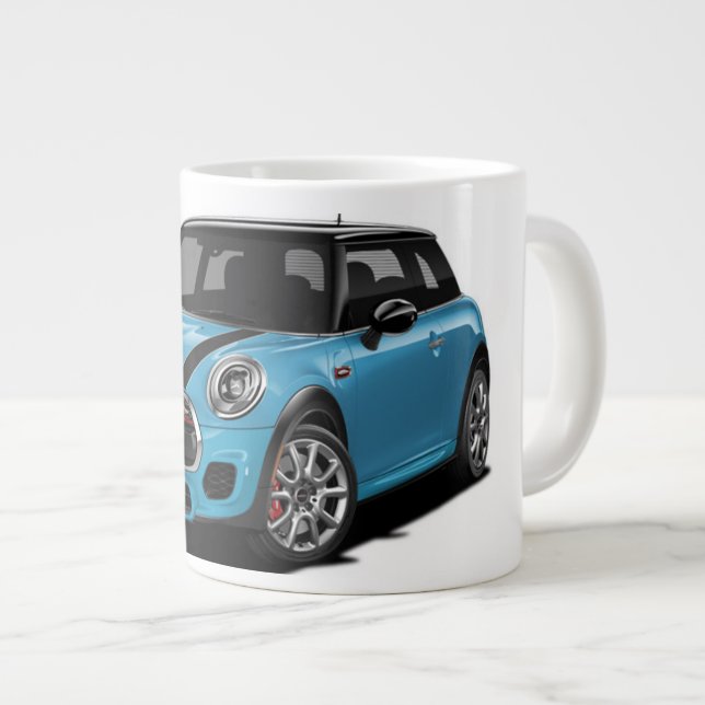 Caneca De Café Grande Mini Cooper Hardtop Mug (Frente Esquerda)