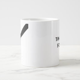 Caneca De Café Grande Minimalist Hands Touching Line Art Emotional