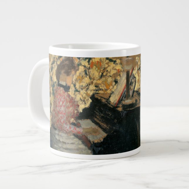 Caneca De Café Grande Misia no Piano (Frente Esquerda)