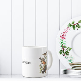 Caneca De Café Grande Mockingbird e Magpies por John James Audubon