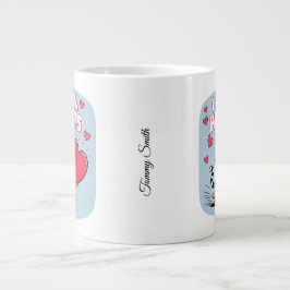 Caneca De Café Grande Modern Be My Namorados Mugs for Casal