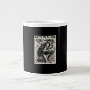 Caneca De Café Grande Modo Duende Goblincore Fairycore Grunge Medieval