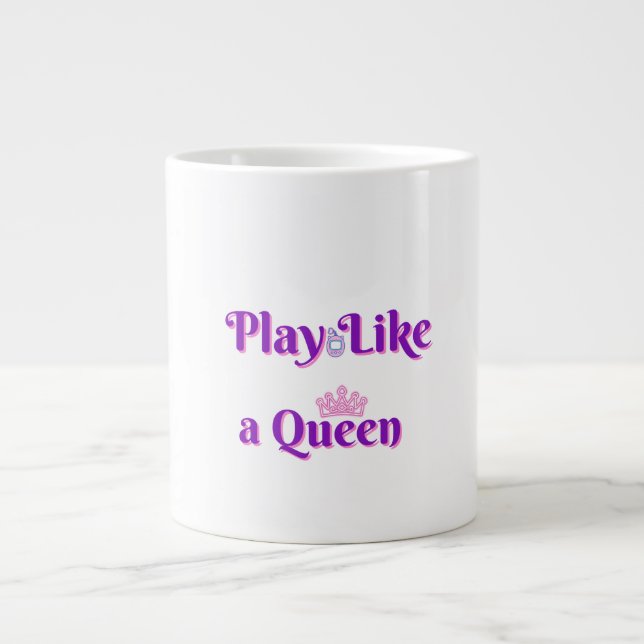 Caneca De Café Grande Modo Gamer Girl (Frente)