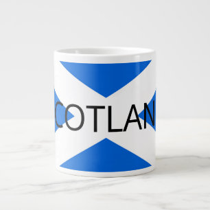 Caneca De Café Grande Mogcnt Scottish Flag