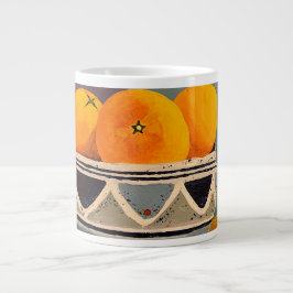 Caneca De Café Grande Molas de laranja de versão especial