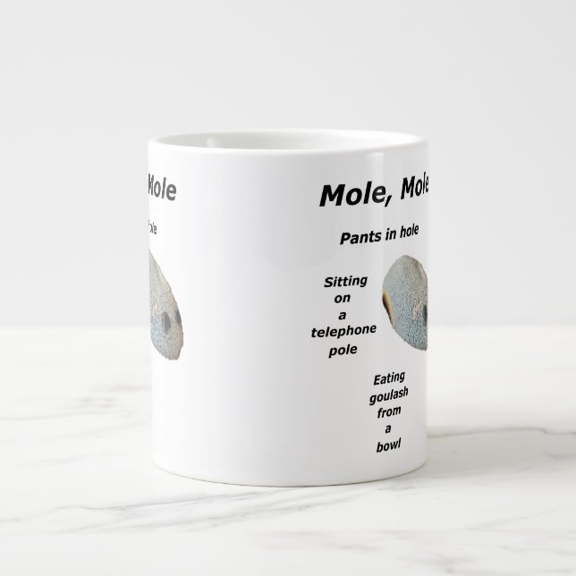 Caneca De Café Grande Mole, Mole Mug (Frente)