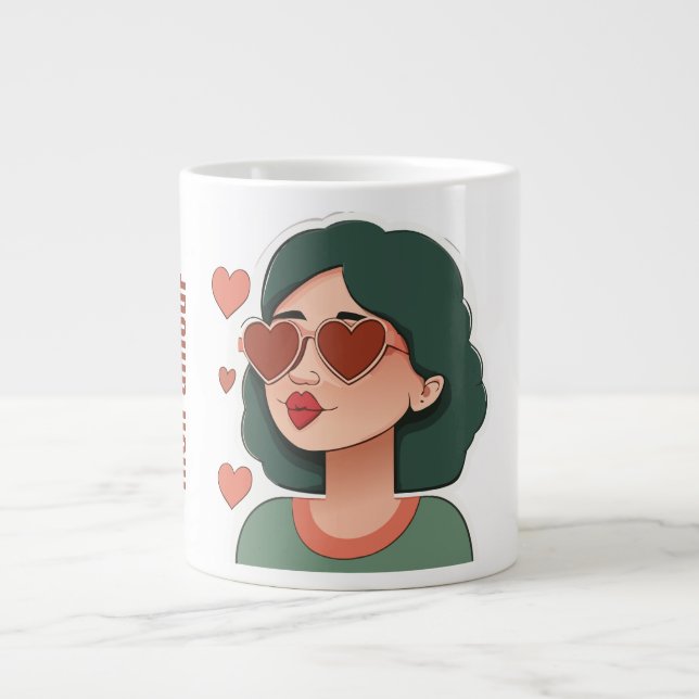 Caneca De Café Grande Mon Amour (Frente)