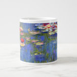 Caneca De Café Grande Monet Water Lilies<br><div class="desc">Coffee Mug featuring Claude Monet’s oil painting Water Lilies (1916). Beautiful pink,  purple,  and red water lilies floating in a serene pond. A great gift for fans of impressionism and French art.</div>