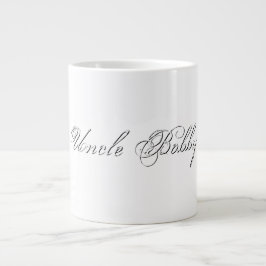 Caneca De Café Grande Monograma 3d de Letra Mínima