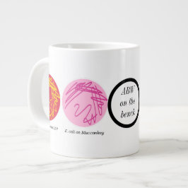 Caneca De Café Grande Monogramas Mug Para O Leitor Micro Bench