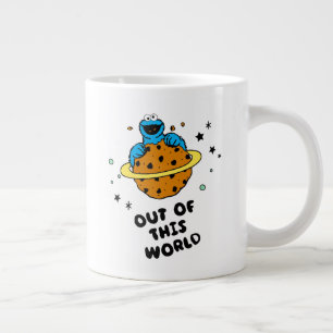 Caneca De Café Grande Monstro de cookies   Fora deste mundo