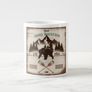 Caneca De Café Grande Montanhas do Enfumaçado excelente, urso TN