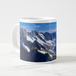 Caneca De Café Grande Montanhas Mont Blanc, Alpes europeus