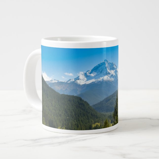 Caneca De Café Grande Montanhas | Mt. Hood Oregon (Frente Esquerda)