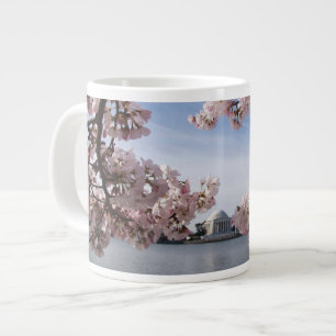 Caneca De Café Grande Monumentos Jefferson Memorial Cherry Blossoms