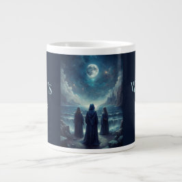 Caneca De Café Grande Moonlight Goddes - Mystical Witch Brew Mug
