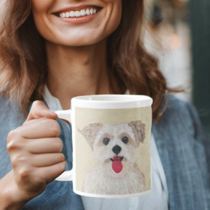 Caneca De Café Grande Morkie Love Jumbo Mug