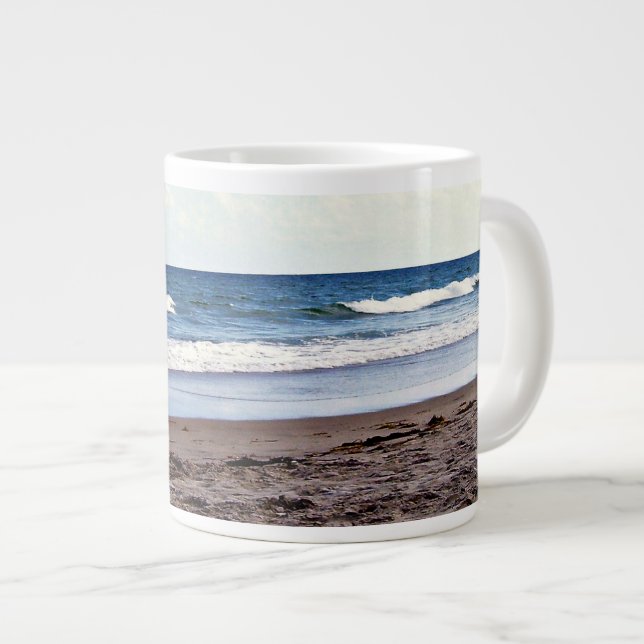 Caneca De Café Grande Morning Calm at Delray Beach (Frente Esquerda)