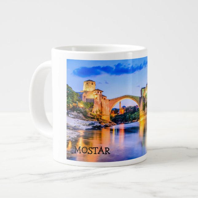 Caneca De Café Grande Mostar (Frente Esquerda)