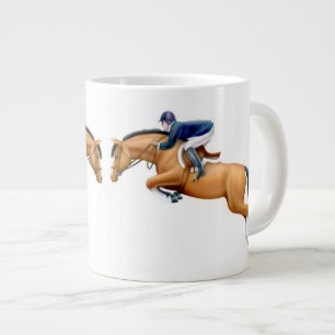 Caneca De Café Grande Mostrar Mug Equestriado de Cavalo