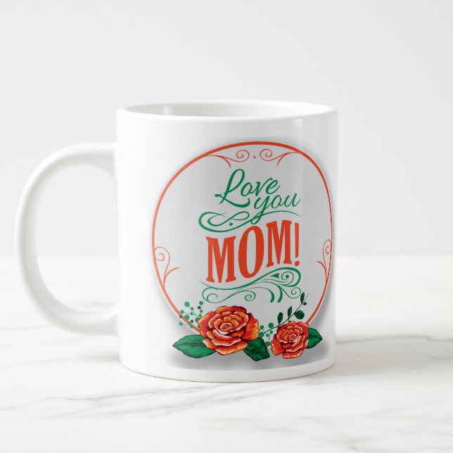Caneca De Café Grande mothers-day-desgin (Esquerda)