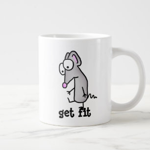 Caneca De Café Grande Mouse Ajustado