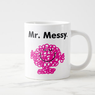 Caneca De Café Grande Mr. Men Mr. Messy Is Cute, But Messy