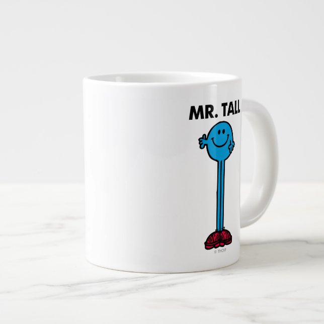 Caneca De Café Grande Mr. Tall | Standing Tall (Frente Esquerda)