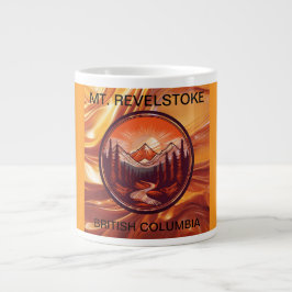 Caneca De Café Grande Mt. Revelstoke Colúmbia Britânica