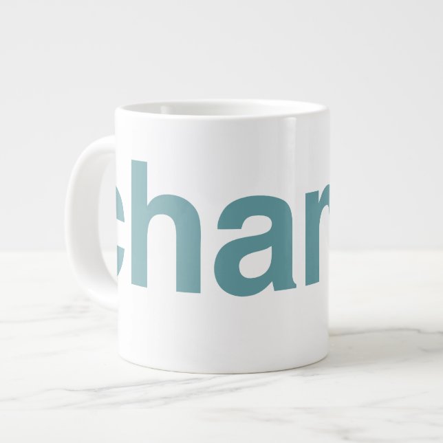 Caneca De Café Grande Mudança (Frente Esquerda)