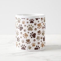 Muddy Paw Prints Mug