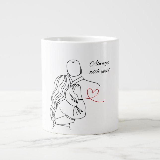 Caneca De Café Grande mug coffee (Frente)