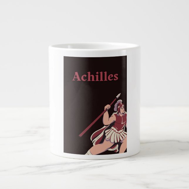 Caneca De Café Grande Mug coffee sample Achille  (Frente)