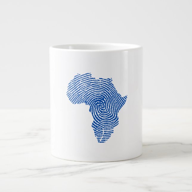 Caneca De Café Grande Mug coffee sample AFRICA  (Frente)
