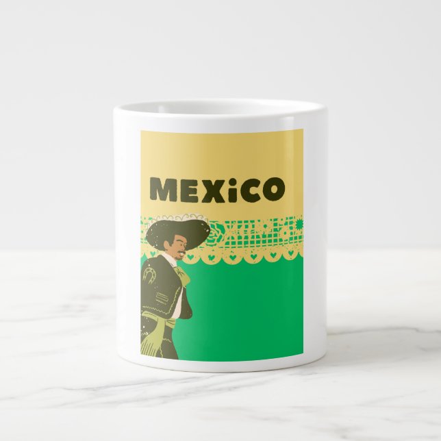 Caneca De Café Grande Mug coffee sample mexico (Frente)
