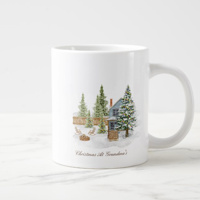 Caneca De Café Grande Mug da Especialidade de Natal (Direita)