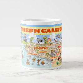Caneca De Café Grande Mug de Café Gigante da Califórnia do Sul
