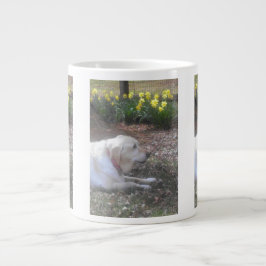 Caneca De Café Grande Mug De Café Gigante Labrador Amarelo