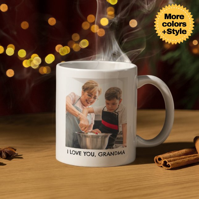 Caneca De Café Grande Mug de Café Personalizado - O Presente Perfeito (Personalized Photo Coffee Mug - The Perfect Gift for Any Occasion)