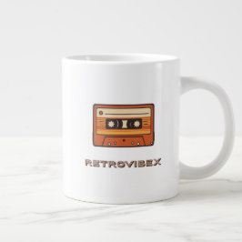 Caneca De Café Grande Mug de cassete retrô - Taça de café Vintage RETROV