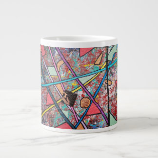 Caneca De Café Grande Mug de design abstrato