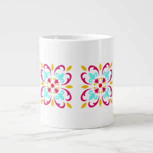 Caneca De Café Grande Mug de Especialidade de abstrato