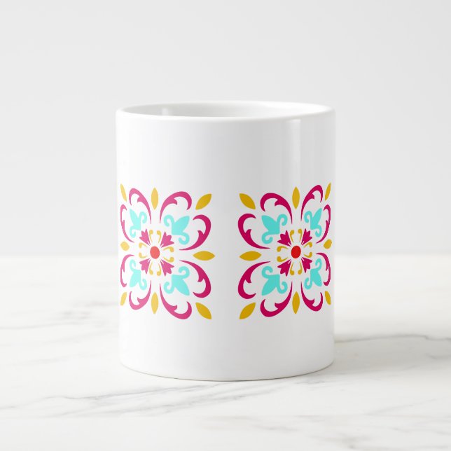 Caneca De Café Grande Mug de Especialidade de abstrato (Frente)