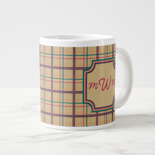 Caneca De Café Grande Mug de Especialidade de Xadrez de Verão