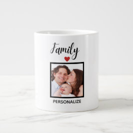 Caneca De Café Grande Mug de Especialidades da Família Personalizada